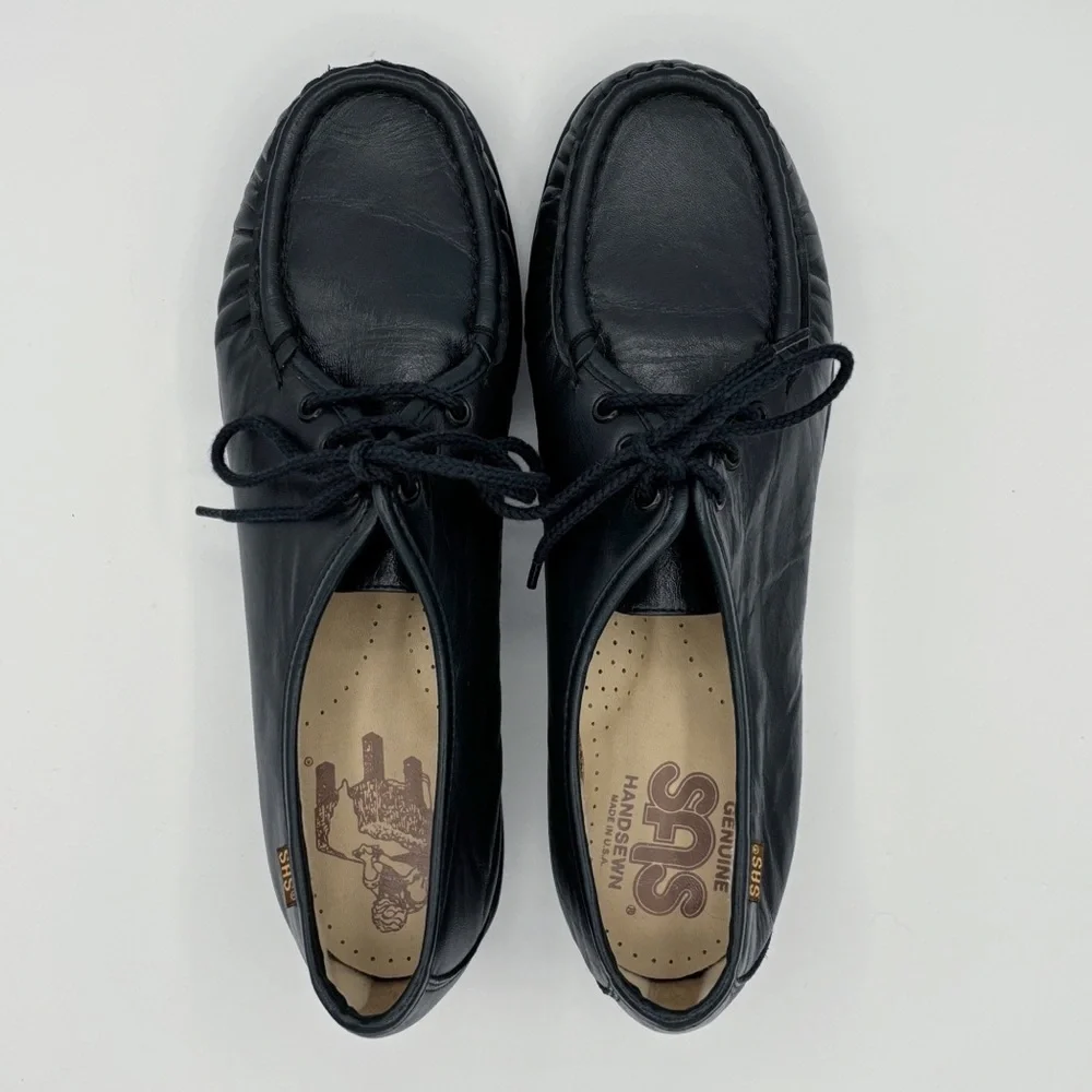 SAS Blue Siesta Lace Up Oxford Women's Sz 9.5 Comfort Workwear